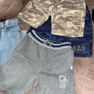 GAP Logo Gray, Tan & Blue Camouflage Pull-On Shorts (ALL 3 ARE SIZE 10/12)